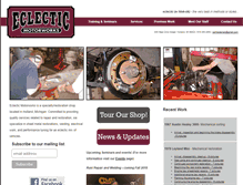 Tablet Screenshot of eclecticmotorworks.com